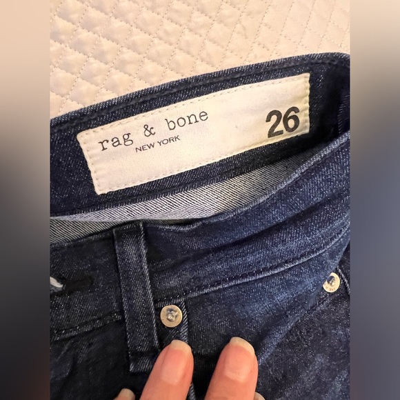 Rag & bone dark denim straight leg - Picture 2 of 2